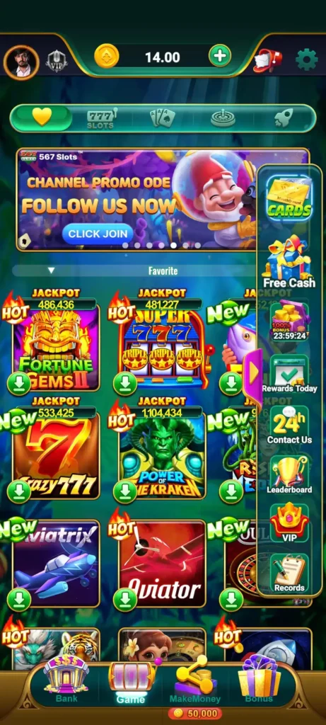 567 Slots Game