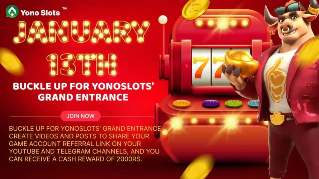 Yono Slots {Official Launch} Get ₹51 Bonus With Minimum Withdrawal ₹100 | Yono Slots APK 2